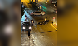 Manavgat'ta otomobil ile motosiklet çarpıştı!
