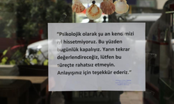 "Psikolojim bozuk" deyip dükkanı açmadı, cama astığı yazıyla dikkat çekti