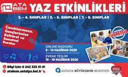 ATABEM yaz etkinlikleri kayıtları başlıyor