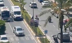 Manavgat'ta otomobil ile motosiklet çarpıştı!