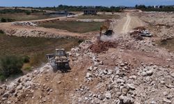 Aksu’da yeni imar yolu çalışmaları devam ediyor