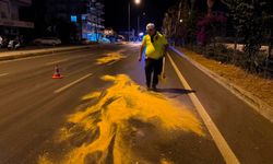 Trafik polisinden örnek davranış