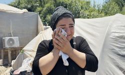 Tarım işçisi annenin yangın gözyaşları!