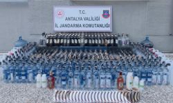 Manavgat'ta kaçak alkol operasyonu!