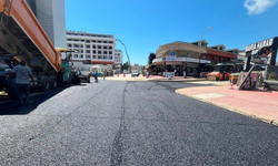Alanya Belediyesi’nden sıcak asfalt çalışması