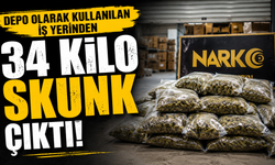 Polisten depoya operasyon: Kilolarca skunk ele geçirildi!