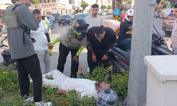 Aynı kavşakta bir saat arayla iki ayrı motosiklet kazası!