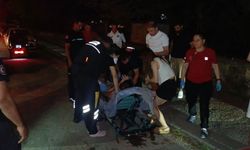 Genç kadının ayağı mazgala sıkıştı!
