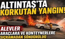 Altıntaş’ta korkutan yangın!