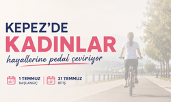 Kepez'de kadınlar hayallerine pedal çeviriyor