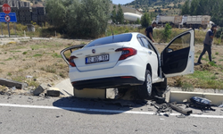 Isparta'da trafik kazası ucuz atlatıldı!