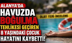 Otel havuzunda boğulma tehlikesi geçiren 8 yaşında ki çocuktan acı haber!