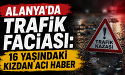 Alanya'da feci kaza!