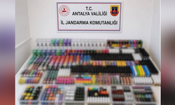 Antalya'da kaçak elektronik sigara operasyonu