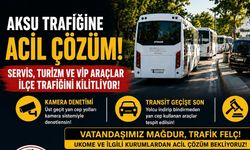 Aksu kent konseyi’nden trafik sorununa çözüm çağrısı!