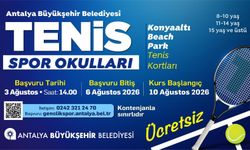 Büyükşehirin ücretsiz tenis eğitimlerinde yeni dönem başlıyor
