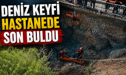 Kayalık alanda mahsur kaldı!