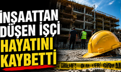 Alanya'da inşaattan düşen işçi hayatını kaybetti