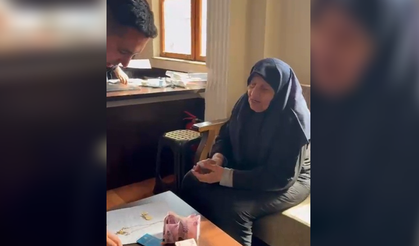 Zabıta ekiplerinden örnek davranış!