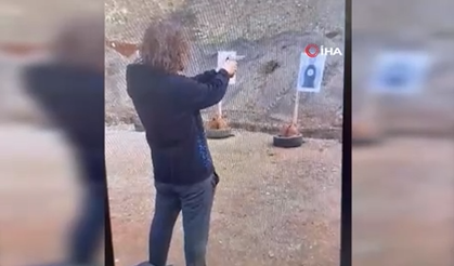 Okulda korku saçan saldırganın poligonda atış talimi yaptığı görüntüler ortaya çıktı!
