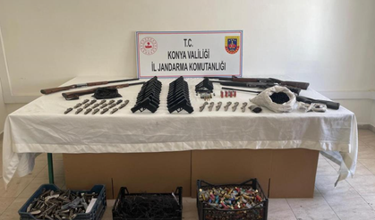 Antalya ve Konya'da jandarmadan silah kaçakçılığı operasyonu