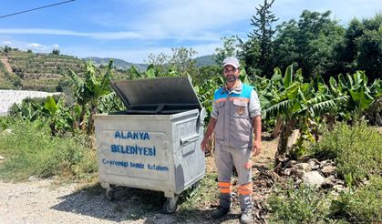 Belediye çalışanlarından örnek davranış