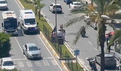 Manavgat'ta otomobil ile motosiklet çarpıştı!