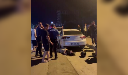 Motosiklete çarpıp kaçtı!