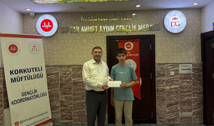 Umre ödüllü Gençlik Bilgi Yarışması'nın il birincisi Korkuteli'den