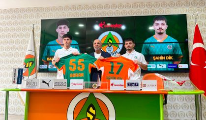 Alanyaspor'dan orta sahaya çifte takviye