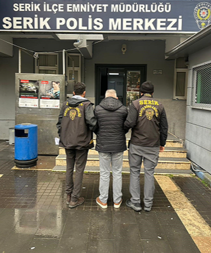 10 yıllık kaçış Serik’te sona erdi!