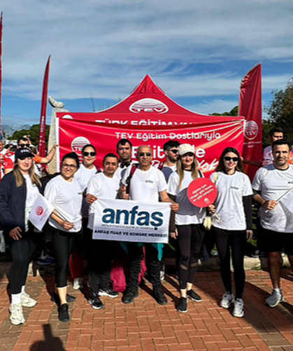 ANFAŞ çalışanları Runtalya’da eğitime destek için koştu