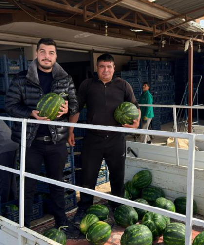Antalya'da sezonun ilk karpuz hasadı yapıldı!