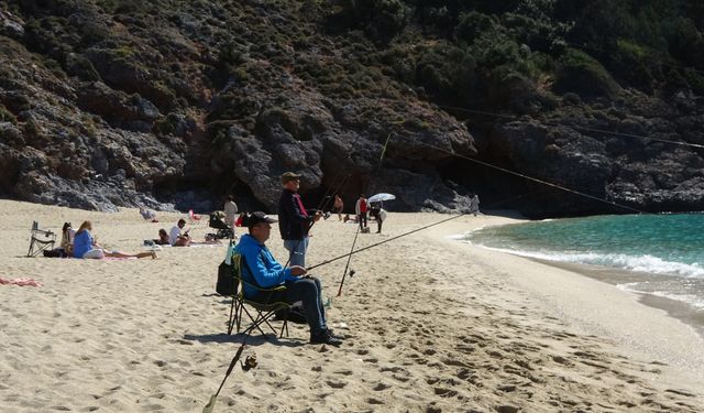 Alanya'da mart güneşi