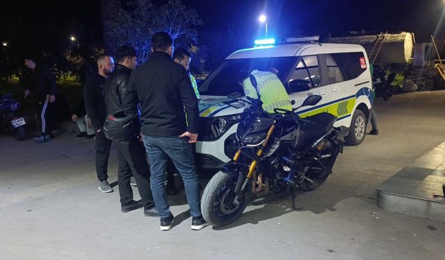 Antalya’da denetim sert! plakasız ve gürültülü motosiklete rekor ceza
