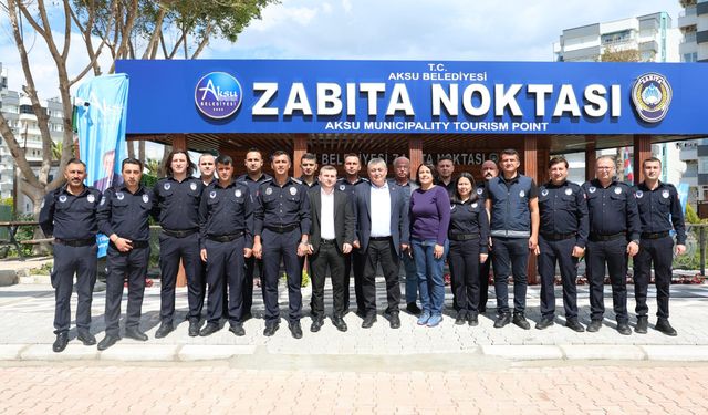 Aksu Belediyesi'nden Kemerağzı'na zabıta hizmet noktası!