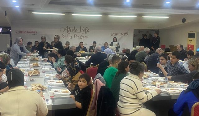 Saadet Partisi Kadın Kolları’ndan STK’lara İftar Buluşması