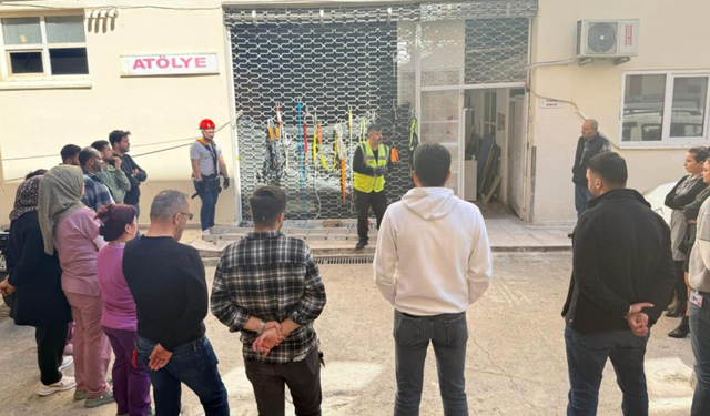 Hastane personeline yüksekte çalışma güvenliği eğitimi