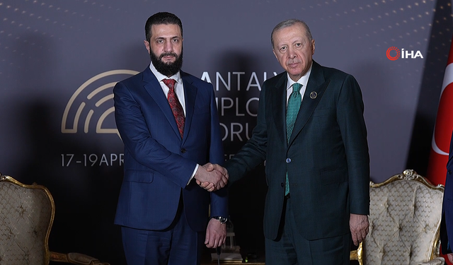 Cumhurbaşkanı Erdoğan, Suriye Cumhurbaşkanı Şara ile görüştü