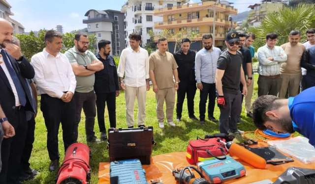 Alanya'da diyanet personeline arama kurtarma eğitimi