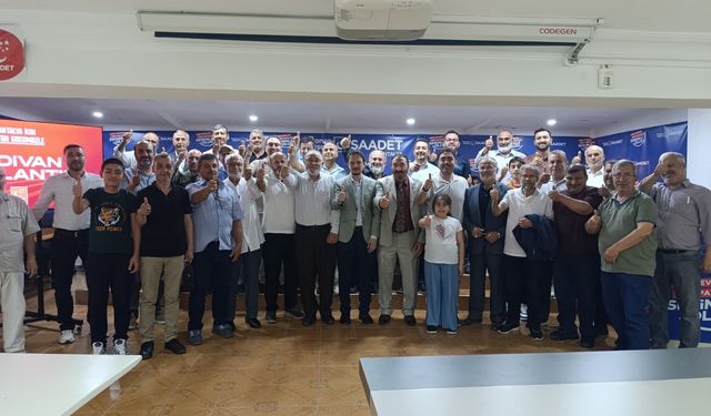 Saadet Partisi Antalya Teşkilatı Bayramlaşma Programında Bir Araya Geldi