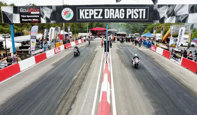 Kepez’de motodrag heyecanı başladı