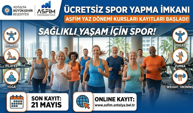 ASFİM’de yaz sezonu kayıtları başladı