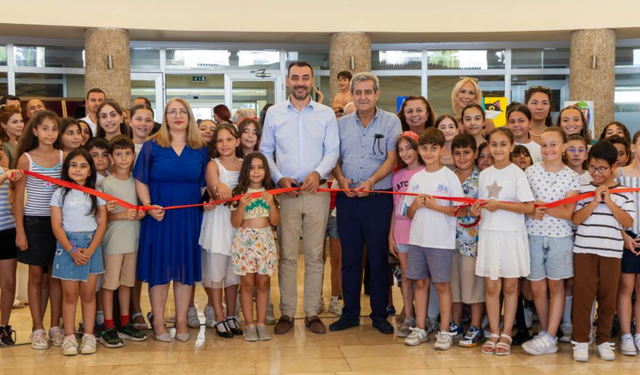 Minik ressamların eserleri beğeni topladı