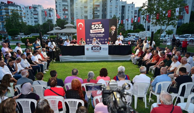 Kepez’de "Söz Vatandaşta" buluşmasının ikincisi düzenlendi