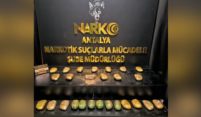 Aksu'da aile görüntüsü vererek uyuşturucu nakline operasyon