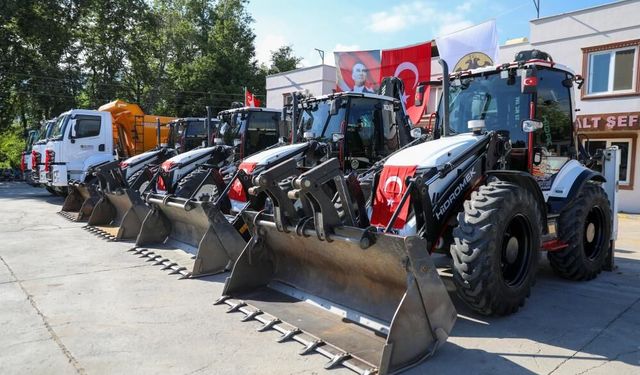 Alanya Belediyesi araç filosu güçleniyor