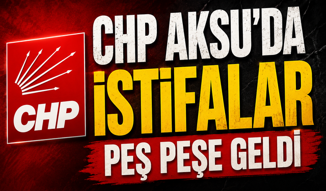 7 meclis üyesi bir başkan istifa etti!