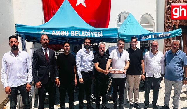 AKGİAD’dan Aksu’da aşure ikramı