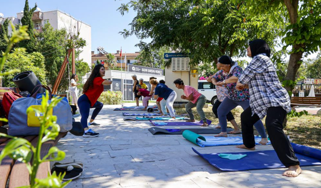 Kadın Danışma Merkezi'nde sabah sporu